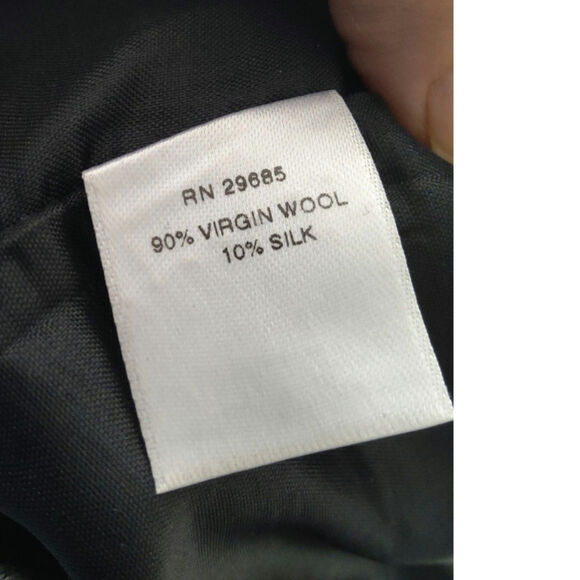 Vtg Pendleton virgin wool /silk dress pants straight leg Gray tweed 10 petite W - Picture 8 of 8